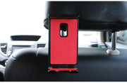 スマホホルダー タブレットホルダー 車載 車用 取付簡単 後部座席 ヘッドレスト クリップ式 360度回転 iPad iPhone