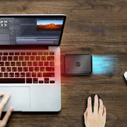 ノートPC冷却ファン ノートPCクーラー ノートパソコン用 吸引式 USB給電 USB冷却器 コンパクト ファンクーラー 冷やす 散熱器 熱対策 オフィス テレワーク 在宅勤務 PCアクセサリー パソコン周辺機器