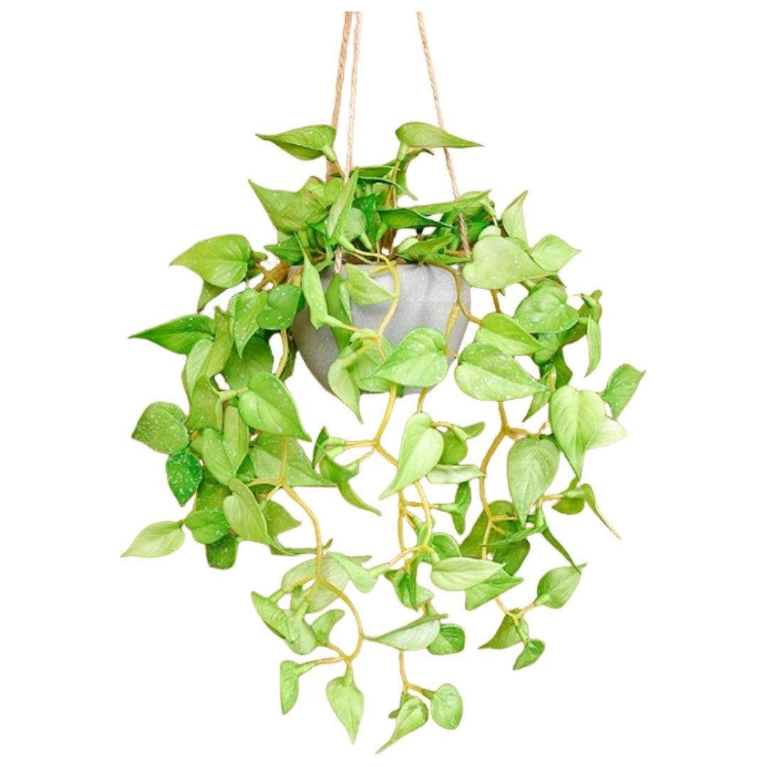 フェイクグリーン 人工観葉植物 観葉植物 造花 インテリア用品 リーフ 葉っぱ おしゃれ 鉢 お祝い 壁掛け 吊り下げ 玄関 リビング