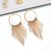 ピアス スタッドピアス フープ アクセサリー タッセル バー エスニック ファッション小物 レディース 個性的 揺れる シンプル カジュアル おしゃれ モード クール ゴールドカラー シルバーカラー