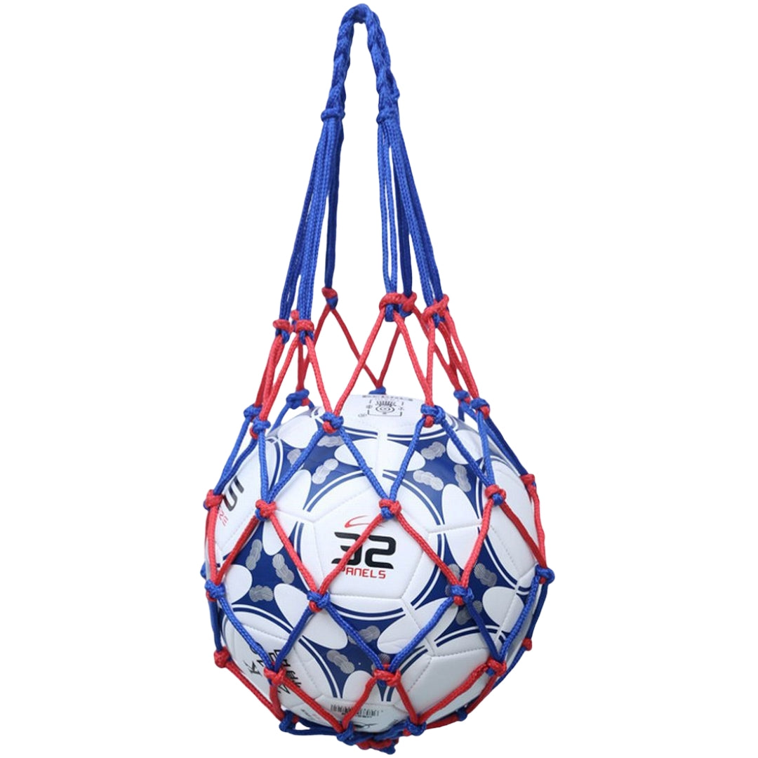 ボールネット ボールバッグ ボール入れ 1個用 収納 球 サッカー バスケット バレー フットサル 持ち運び 網袋 持ち歩き ドッジボール 球技 ネットバッグ 試合 部活 練習 ショート シンプル 定番 ベーシック 保管 スポーツ用品