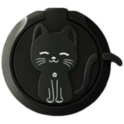 スマホ用ホールドリング スマホリング スマホアクセサリー 猫 ネコ スマホスタンド スマートフォン 落下防止 片手操作 携帯電話 カラバリ豊富 可愛い シンプル 便利 ファッション小物 雑貨