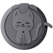 スマホ用ホールドリング スマホリング スマホアクセサリー 猫 ネコ スマホスタンド スマートフォン 落下防止 片手操作 携帯電話 カラバリ豊富 可愛い シンプル 便利 ファッション小物 雑貨