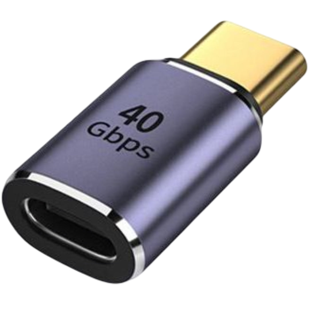 変換アダプター USB4 Type-C PD充電 100W 高速データ転送 A【ストレート／オスtoメス】 バリエーション画像