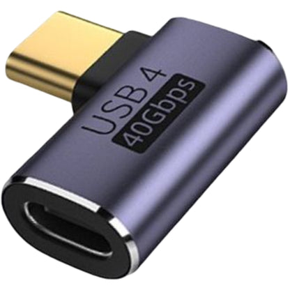 変換アダプター USB4 Type-C PD充電 100W 高速データ転送 B【サイドベント／オスtoメス】 バリエーション画像