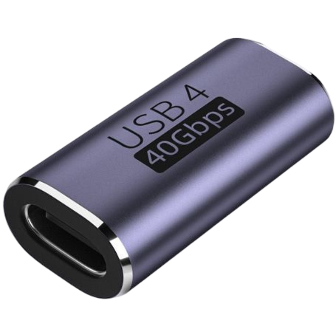 変換アダプター USB4 Type-C PD充電 100W 高速データ転送 C【ストレート／メスtoメス】 バリエーション画像