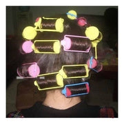 ヘアカーラー セット 手巻きカーラー レディース 女性 スポンジ ソフト 柔らかい 寝ながら 傷みにくい ヘアアレンジ 巻き髪 ゆるふわ スタイリング 時短 クセづけ
