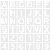ステンシルプレート 正方形 文字 アルファベット 数字 装飾 スプレーペイント アート DIY イベント ゴシック体
