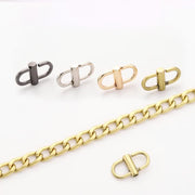 チェーンストラップ調整バックル 調節バックル 金具 パーツ バッグチェーン ハンドバッグ ショルダーバッグ 鞄 カバン バッグアクセサリー ゴールドカラー シルバーカラー