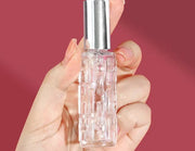 アトマイザー スプレーボトル 詰め替え容器 ガラス 立体柄 10ml クリア 透明 香水 瓶 化粧水 プッシュ式 携帯 持ち運び 小分け スリム 外出 霧吹き ディスペンサー メイク小物 化粧品 日用品雑貨