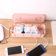ケーブルボックス 電源タップ 収納ボックス フタ付き 蓋 ふた タップボックス 配線収納 電源ケーブル コンセント コード ケーブルホルダー 整理 目隠し すっきり 整理 収納箱