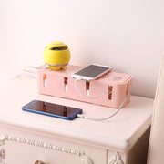 ケーブルボックス 電源タップ 収納ボックス フタ付き 蓋 ふた タップボックス 配線収納 電源ケーブル コンセント コード ケーブルホルダー 整理 目隠し すっきり 整理 収納箱