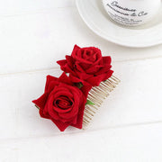 コーム かんざし ヘアアクセサリー ヘッドドレス コサージュ フラワーモチーフ お花 レディース 髪飾り 髪留め ヘアアレンジ 結婚式 パーティー お呼ばれ 華やか 可愛い かわいい おしゃれ エレガント フォーマル ウエディング 女性用 婦人用 ファッション小物 雑貨