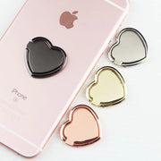 スマホリング ホールドリング スマホスタンド スマホ用 スマートフォン スマホアクセサリー 落下防止 角度調節 無地 ハート かわいい おしゃれ