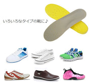 インソール 中敷き レディース メンズ 靴用品 立体構造 スポーツ ウォーキング ジョギング ランニング 負担軽減 通気 立ち仕事 パンプス スニーカー シューズ 靴ケア用品 ローファー クッション性 通勤 通学 ユニセックス 男女兼用 イエロー 黄色 ブラック 黒 22cm 23cm 24cm 25cm 26cm 27.5cm