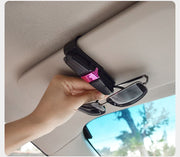 サングラスクリップ サングラスホルダー 車用 カー用品 挟む 引っ掛け収納 簡単取り付け 180度回転 車載 カーアクセサリー メガネクリップ メガネホルダー カードホルダー 便利