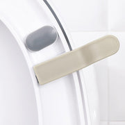 便座用取っ手 3個セット トイレ用品 便座ハンドル リフター 両面テープ付き 簡単取り付け 衛生的 触れない 無地 便利 シンプル ホワイト グリーン ブルー 白 緑 青