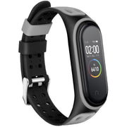 スマートウォッチバンド Xiaomi mi 交換用 ベルト シャオミ Mi Band 3 4 5 6 7 ソフトタイプ サイズ調節可 迷彩柄 デジタル シリコン