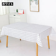 テーブルクロス 長方形 正方形 食卓カバー テーブルマット テーブルカバー 防水 防汚 防油 チェック柄 おしゃれ 可愛い ファッション雑貨
