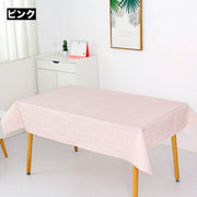 テーブルクロス 長方形 正方形 食卓カバー テーブルマット テーブルカバー 防水 防汚 防油 チェック柄 おしゃれ 可愛い ファッション雑貨