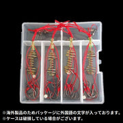 吸込仕掛け 4個セット ケース付き 釣り針 フック 吸い込み釣り 鯉釣り コイ ボラ フィッシング 海釣り スナップ付き ビギナー