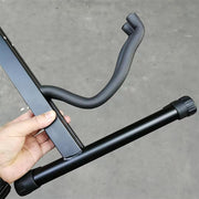 ギタースタンド 柔らかい首枕付き 安定 耐久 アコギ エレキ 折りたたみ ギターハンガー スタンド アコースティック A型 A枠