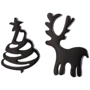 ピアス レディース アクセサリー シカ クリスマスツリー カジュアル シンプル プレゼント クリスマス かわいい おしゃれ