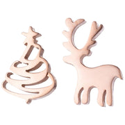 ピアス レディース アクセサリー シカ クリスマスツリー カジュアル シンプル プレゼント クリスマス かわいい おしゃれ