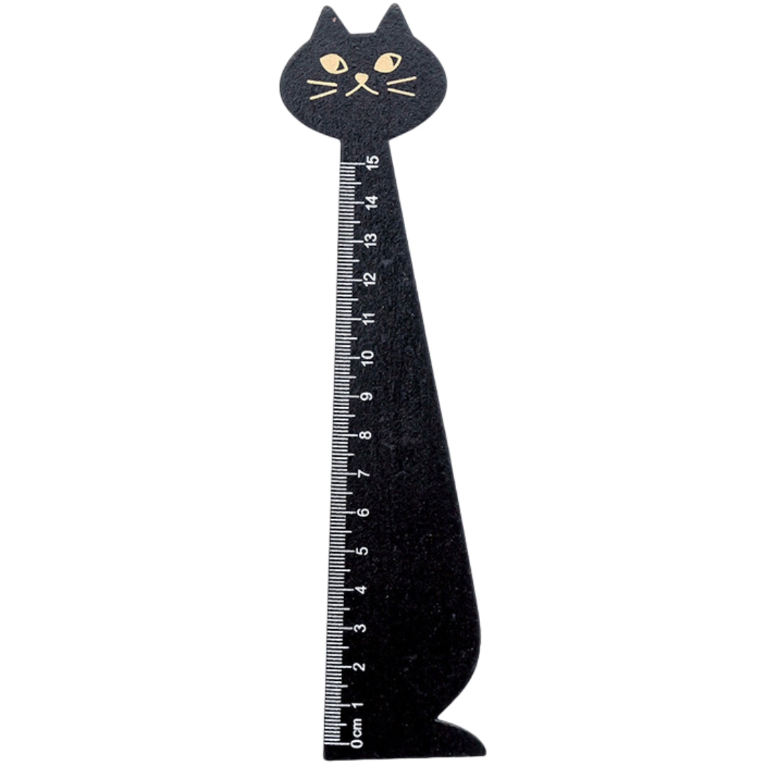 定規 ものさし 直線 じょうぎ 15cm ネコ 猫 ねこ 文房具 筆記用具 事務用品 製図 学校 オフィス アニマル ステーショナリー