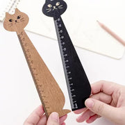定規 ものさし 直線 じょうぎ 15cm ネコ 猫 ねこ 文房具 筆記用具 事務用品 製図 学校 オフィス アニマル ステーショナリー