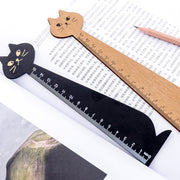 定規 ものさし 直線 じょうぎ 15cm ネコ 猫 ねこ 文房具 筆記用具 事務用品 製図 学校 オフィス アニマル ステーショナリー