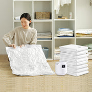 衣類圧縮袋 衣類収納 圧縮袋 2枚セット 洋服用 衣類用 衣類圧縮パック シーツ 衣替え 収納グッズ クローゼット収納 整理整頓 日用品雑貨 旅行用品 トラベルグッズ 省スペース コンパクト 文字入り 白