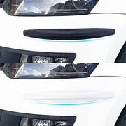 バンパーガード プロテクター 2個セット 車用品 フロントバンパー リアバンパー 衝突防止 キズ防止  カーボン調 愛車 ドレスアップ かっこいい パーツ カー用品 カーグッズ