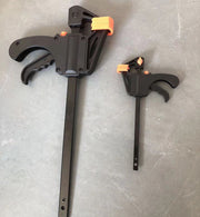 クイックバークランプ Fクランプ DIY用品 DIY工具 ツール 固定工具 200mm 250mm 300mm クランプ 固定 便利 木工 木材 接着 切削 日曜大工 締付 製作