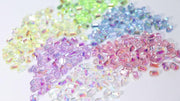 ネイルパーツ ネイルストーン 50個セット ネイルアートパーツ ピンク 青 黄色 緑 ラインストーン レジン おしゃれ キラキラ ネイル 装飾 飾り デコレーション 手芸 ハンドメイド