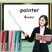 指示棒 ポインター オフィス 仕事 学校 教員 ミーティング 授業 勉強 指導 長い 1メートル コンパクト 収納 持ち運び カラバリ豊富 シンプル おしゃれ 定番