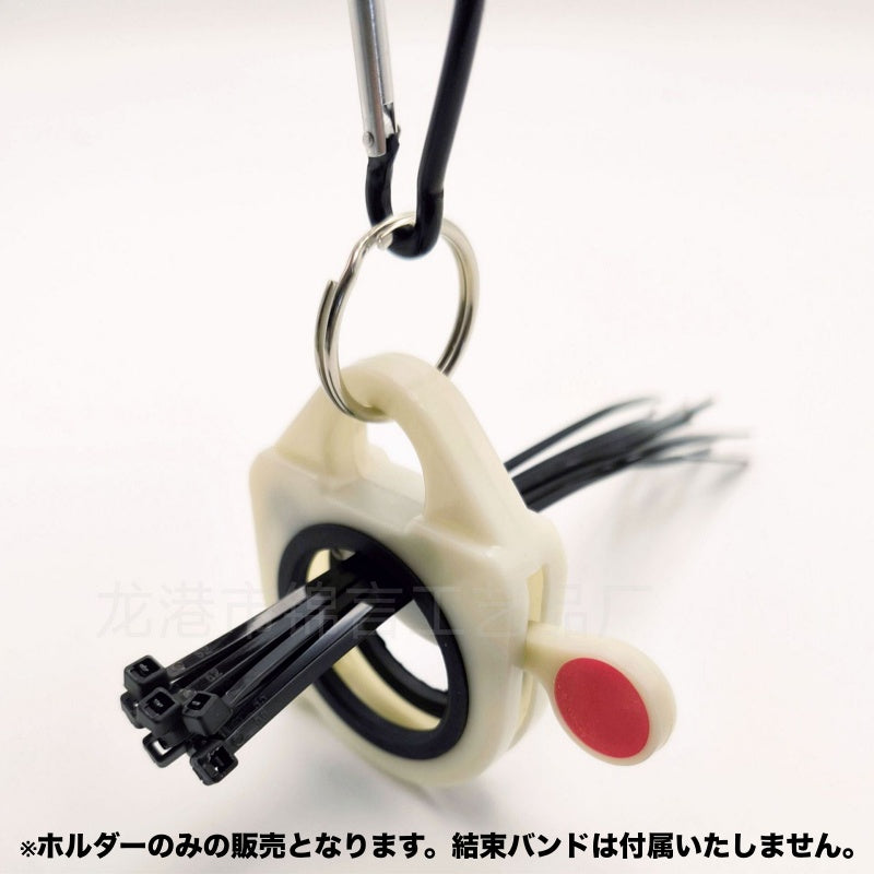 結束バンドホルダー ケーブルタイホルダー 蓄光 暗い場所で光る タイキーパー ポータブル 商品画像2