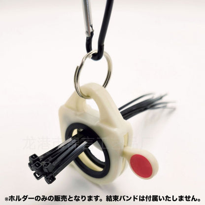 結束バンドホルダー ケーブルタイホルダー 蓄光 暗い場所で光る タイキーパー ポータブル 商品画像2