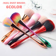 ダストブラシ ネイル用品 ネイルブラシ ロング 長い ケアグッズ メイクブラシ 筆 粉おとし マニキュア ジェルネイル ネイルアート メイクブラシ チーク フェイス