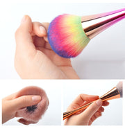 ダストブラシ ネイル用品 ネイルブラシ ロング 長い ケアグッズ メイクブラシ 筆 粉おとし マニキュア ジェルネイル ネイルアート メイクブラシ チーク フェイス
