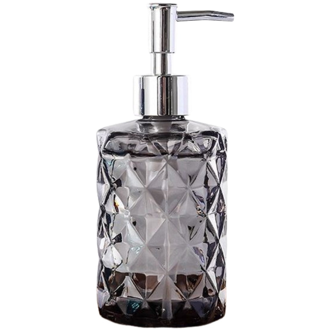 ソープボトル シャンプーボトル ディスペンサー 詰め替えボトル 日用品雑貨 容器 330ml 400ml 透明 クリア ガラス おしゃれ 浴室 高級感 ボディソープ ハンドソープ