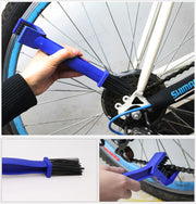 チェーンブラシ ギアクリーニングブラシ 三面ブラシ 自転車用 洗浄 掃除 メンテナンス ロードバイク スプロケット オートバイ