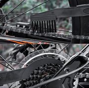 チェーンブラシ ギアクリーニングブラシ 三面ブラシ 自転車用 洗浄 掃除 メンテナンス ロードバイク スプロケット オートバイ