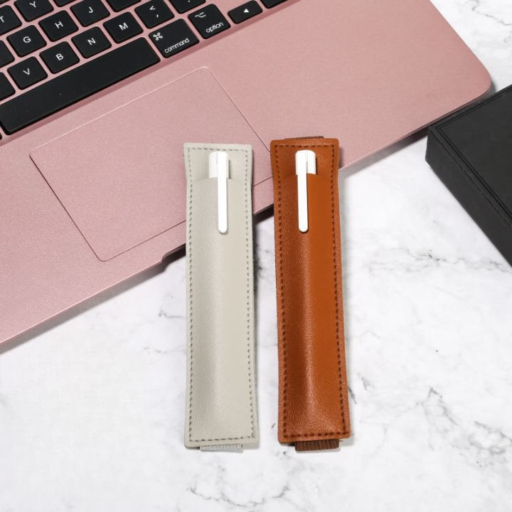 ブックバンドペンケース バンドペンケース ペンホルダー ペン入れ バンド付き PUレザー 商品画像3