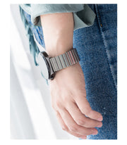 腕時計用交換ベルト AppleWatch Apple Watch バンド ベルト ユニセックス 男女兼用 メンズ レディース ビジネス シンプル メタル 38 39 40mm 42 44 45 替えベルト 付け替え 黒 シルバーカラー ゴールドカラー 上品