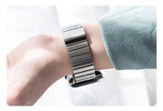 腕時計用交換ベルト AppleWatch Apple Watch バンド ベルト ユニセックス 男女兼用 メンズ レディース ビジネス シンプル メタル 38 39 40mm 42 44 45 替えベルト 付け替え 黒 シルバーカラー ゴールドカラー 上品