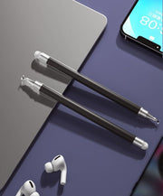 タッチペン スタイラスペン 2in1 2way ディスク 円盤型ペン先 キャップ付き スマホ タブレット iPhone iPad