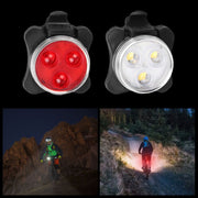 LEDライト USB充電 自転車 防水 ヘッドライト テールライト フロント リア 点灯 点滅 明るい 高輝度 バイク サイクル リチウム
