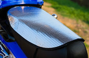 日除けカバー バイク用 シートカバー スクーター シート保護 暑さ対策 防水 取り付け簡単 オートバイ シルバーカラー バイク用品