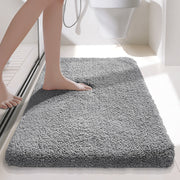 バスマット 足ふきマット 40×60cm 足拭き ふかふか 滑り止め 吸水 お風呂 バスルーム 脱衣所 浴室 洗面所 トイレ 玄関 フロアマット ドアマット キッチン 無地 単色 シンプル 室内 屋内